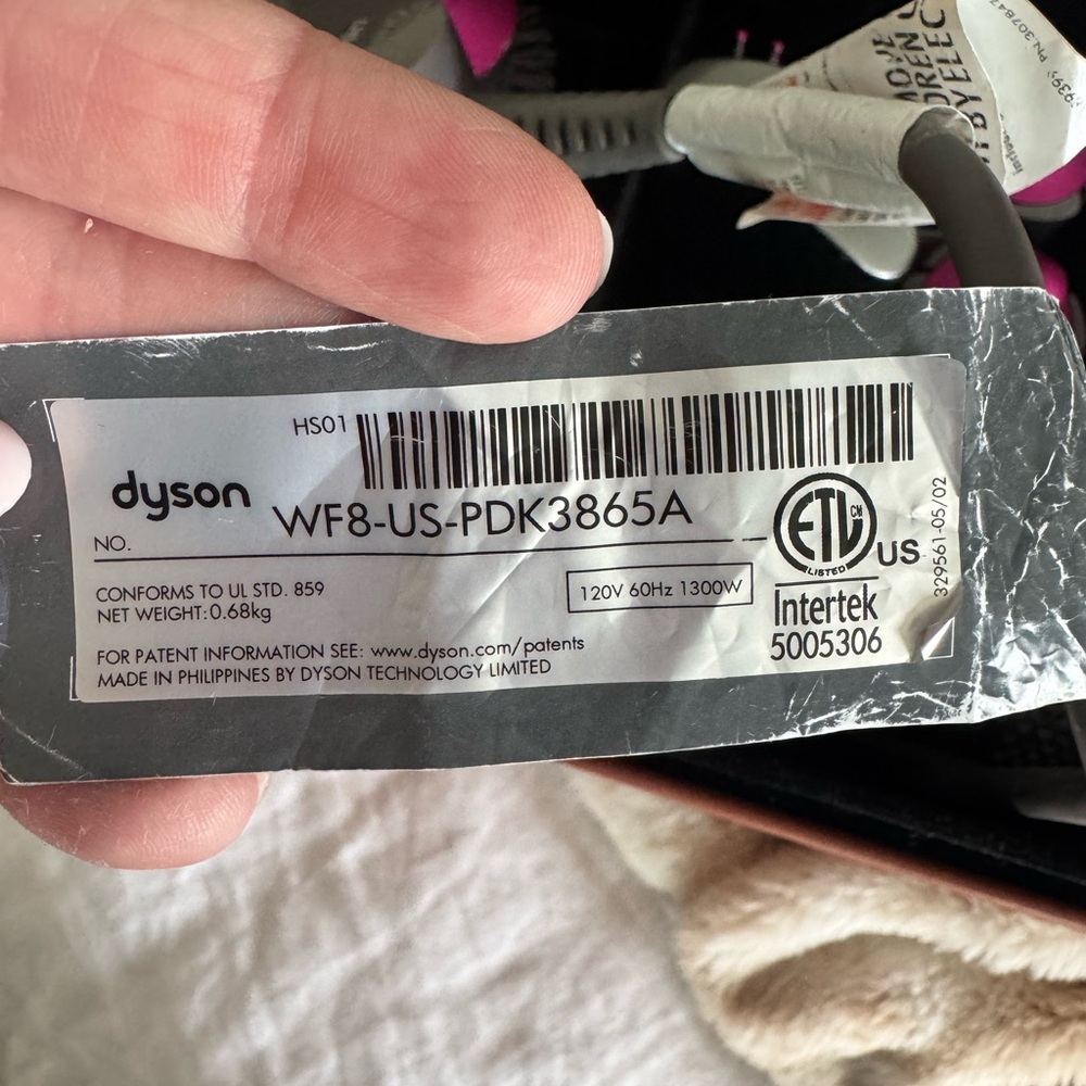 Dyson Brown Leather Oval Storage Case - Picture 4 of 5
